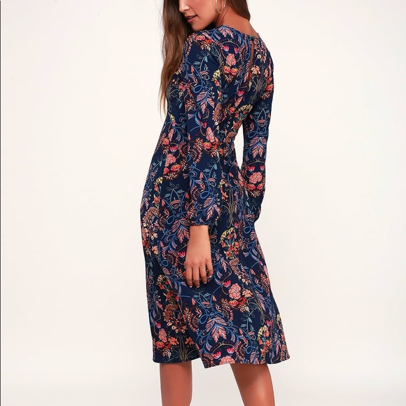 Lulu’s Garden Splendor Floral Print Dress - Picture 2 of 7